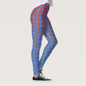Net Patroon 10.blue.wx4 Lblue BG Leggings (Rechts)