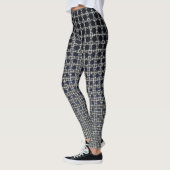 Net Pattern 11.black.wx4.5k DGrey BG Leggings (Links)