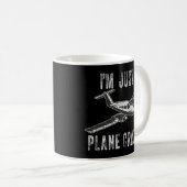 Net Plane Crazy - Vliegtuigen piloten K Koffiemok (Voorkant rechts)