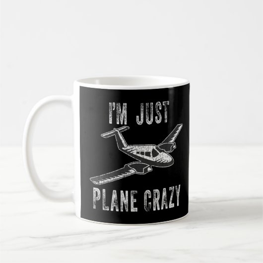 Net Plane Crazy - Vliegtuigen piloten K Koffiemok (Links)