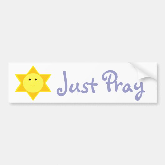 NET PRAY BUMPERSTICKER (Voorkant)