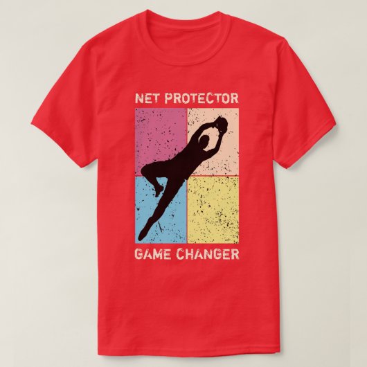 Net protector game changer goalie t-shirt (Design voorkant)