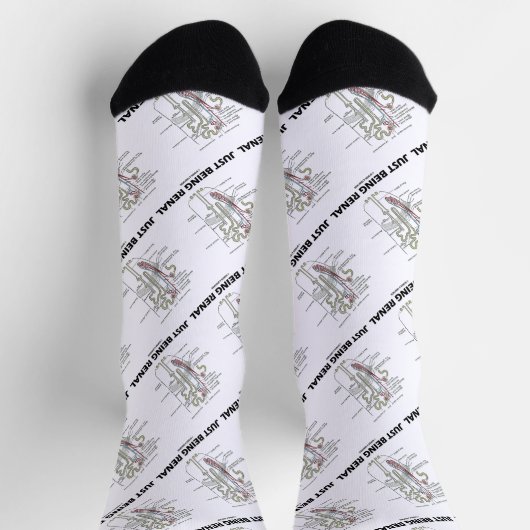 Net renale nieren Nephron Anatomy Humor Sokken (Top)