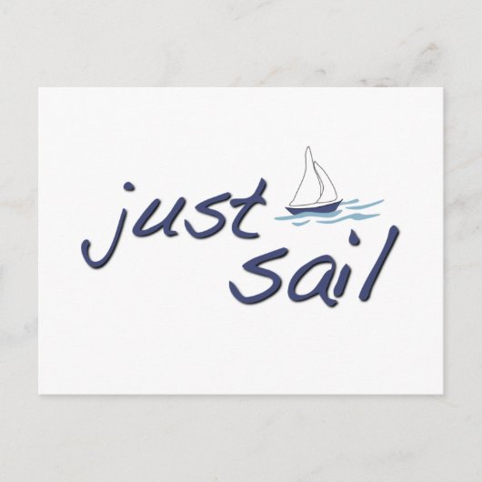 Net Sail Briefkaart (Voorkant)