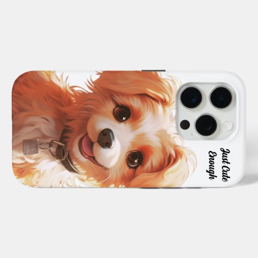 Net schattig genoeg puppy hond Case-Mate iPhone case (Achterkant (horizontaal))