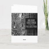Net St. Philadelphia WENSKAART Feestdagen Kaart (Achterkant)