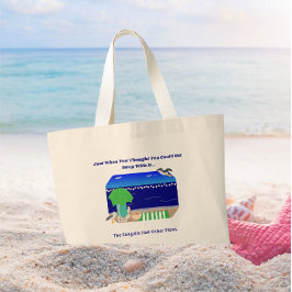 Net Toen Je Dacht Dat Je Ermee Weg Kon Komen Grote Tote Bag