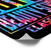 Net uit de beauty school grappige afstuderen 2026 poster (Hoek)