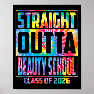 Net uit de beauty school grappige afstuderen 2026 poster