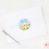 Net uitgebroed klein chick ronde gunst Sticker (Envelop)