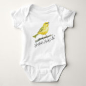 Net uitgekomen & al Warblin’ Yellow Warbler Romper (Voorkant)