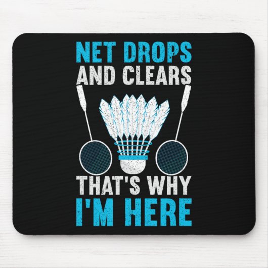 Net valt en klaart daarom ben ik hier grappig DMI Muismat (Voorkant)