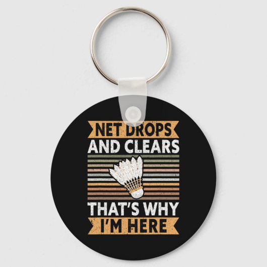 Net valt en klaart daarom ben ik hier grappig DMI Sleutelhanger (Voorkant)