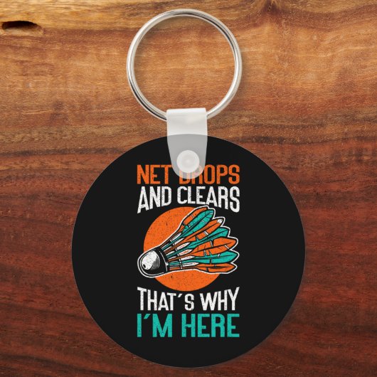 Net valt en klaart daarom ben ik hier grappig DMI Sleutelhanger (Voorkant)