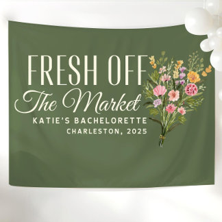 Net Van De Markt Banner Aangepast Ze Is Net Binnen Wandkleed