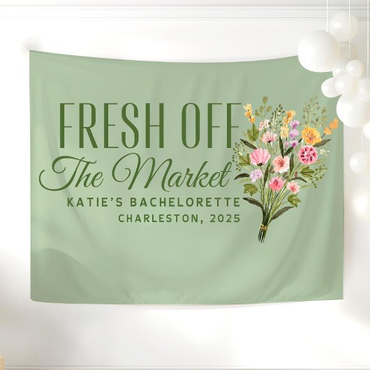 Net Van De Markt Banner Aangepast Ze Is Net Binnen Wandkleed