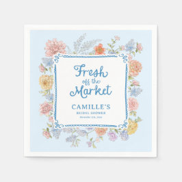 Net van de Markt Blauwe Bruidsmeisjesfeest Servet