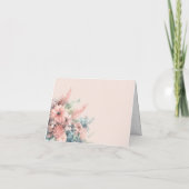 Net van de Markt Bloemen Kar Bruidsdiner Bedankkaart (Achterkant)