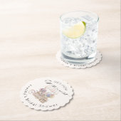 Net Van De Markt Boho Bloemen Kar Bruidswinkel Kartonnen Onderzetters (Insitu)