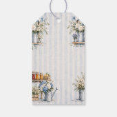 Net Van De Markt Bruidsdouche Blauw En Wit Cadeaulabel (Achterkant)