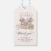 Net Van De Markt Bruidsfeest Bedankt Cadeaulabel (Voorkant)