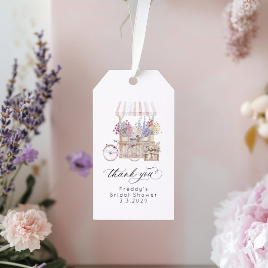 Net Van De Markt Bruidsfeest Bedankt Cadeaulabel