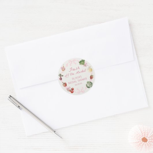 Net Van De Markt Bruidsfeest Sticker (Envelop)