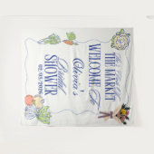 Net van de Markt Bruidsmeisjesfeest Welkom bij Wandkleed (Voorkant (horizontaal))