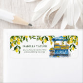 Net Van De Markt Citrus Citroen Trouwfeest Etiket (Insitu)