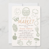 Net Van De Markt Doodle Bruidsmeisjesfeestje Kaart (Voorkant)
