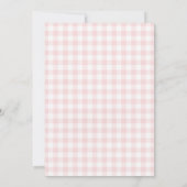 Net van de Markt Gingham Market Bruidscadeau Kaart (Achterkant)