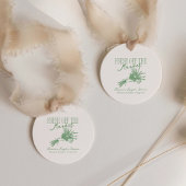 Net van de Markt Groene Bruiloftsborrel Bedankjes Labels