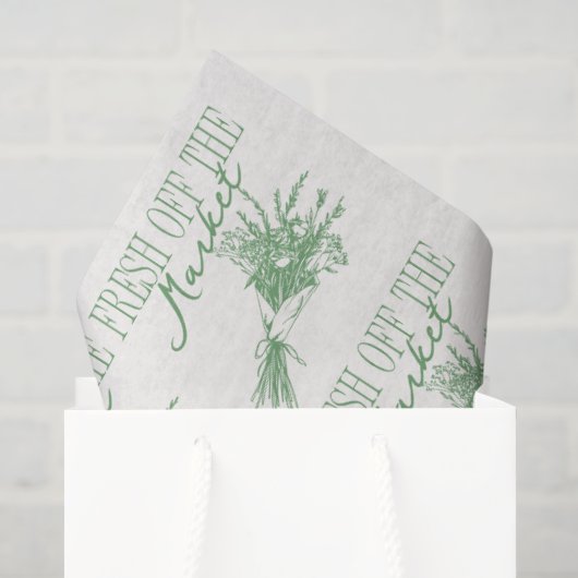 Net van de Markt Groene Bruiloftsborrel Tissuepapier (Cadeauzakje)