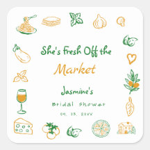 Net Van De Markt Handgetekende Bruidsdouche