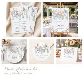 Net Van De Markt Hangen Potten Bruidsdouche Ronde Sticker