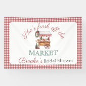 Net van de markt Kerst Bruidsdouche welkom Spandoek (Horizontaal)