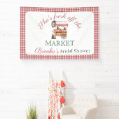 Net van de markt Kerst Bruidsdouche welkom Spandoek (Insitu)