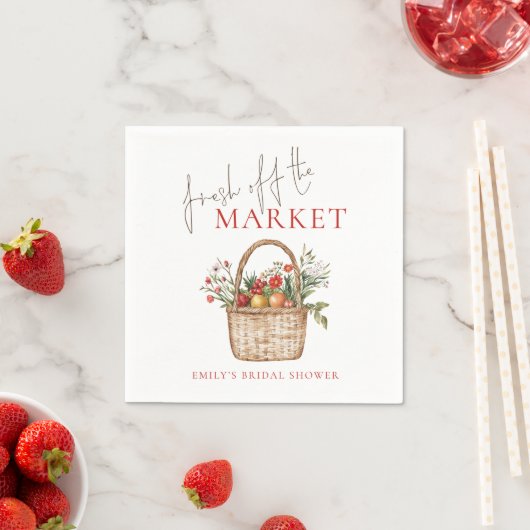 Net van de Markt Naam Bruidsfeestje Servet (Insitu)