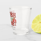 Net van de Markt – Persoonlijke Moderne Bruids- Shot Glas (Rechts)