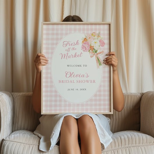 Net Van De Markt Roze Bruidsmeisjes Borrel Welkom Poster