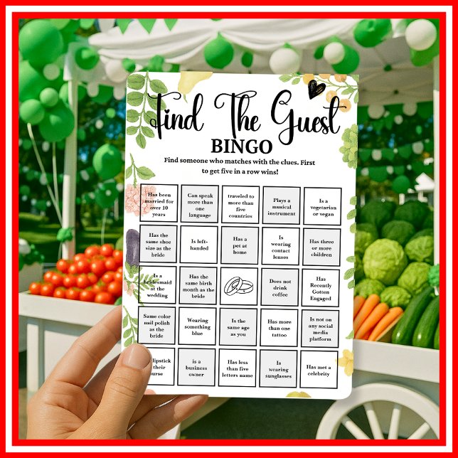 Net Van De Markt Vind De Gast Bingo Spel   (Creator heeft geüpload)
