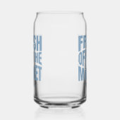 Net Van De Markt Whimsical Blauwe Bruiloftsshowers Blikvorm Glas (Rechts)