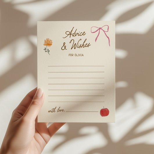Net Van De Markt Whimsical Bruiloftsborrel Advieskaart