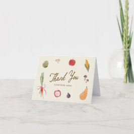 Net Van De Markt Whimsical Bruiloftsborrel Bedankkaart