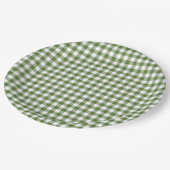 Net van de Markt Whimsical Groene Bruidsdouche Papieren Bordje (Gekanteld)