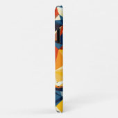 Net van meerkleurige driehoeken Case-Mate iPhone case (Achterkant/rechts)
