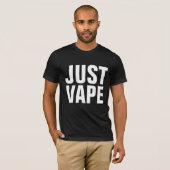 NET VAPE T-Shirts in zwart (Voorkant volledig)