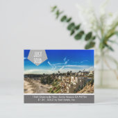 NET VERKOCHT briefkaart onroerend goed (Staand voorkant)