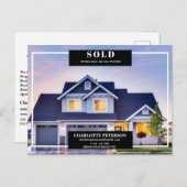 Net verkocht onroerend goed briefkaart (Voorkant / Achterkant)