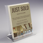 Net verkocht Open Huis l Real Estate promotioneel Flyer